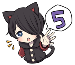 BLACK KITTEN 6 sticker #7517502
