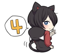 BLACK KITTEN 6 sticker #7517503