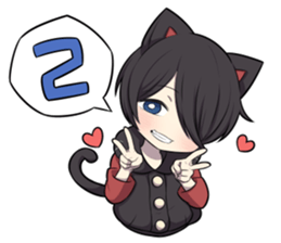 BLACK KITTEN 6 sticker #7517505