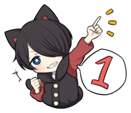 BLACK KITTEN 6 sticker #7517506