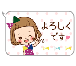 Of the girl is an honorific softly. sticker #7517757