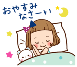 Of the girl is an honorific softly. sticker #7517785