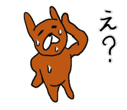 Autumn rabbit. sticker #7517843