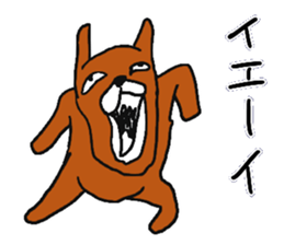 Autumn rabbit. sticker #7517855