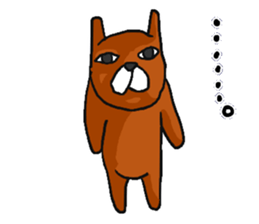 Autumn rabbit. sticker #7517865