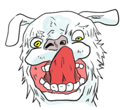 Crazy goat sticker #7518113