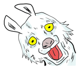 Crazy goat sticker #7518114