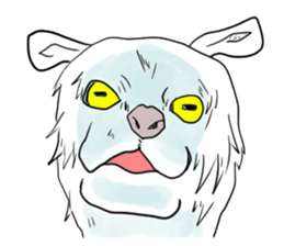 Crazy goat sticker #7518120