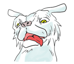 Crazy goat sticker #7518121