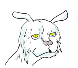 Crazy goat sticker #7518133