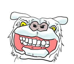 Crazy goat sticker #7518138