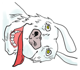 Crazy goat sticker #7518141