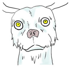 Crazy goat sticker #7518144