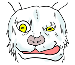 Crazy goat sticker #7518147