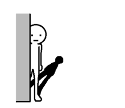 Moment to become a serious look sticker #7518484