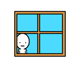 Moment to become a serious look sticker #7518503