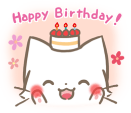 mild-fluffy-White -Everyday- sticker #7518728