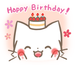 mild-fluffy-White -Everyday- sticker #7518728