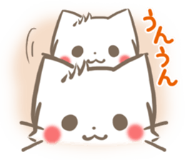 mild-fluffy-White -Everyday- sticker #7518733