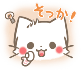 mild-fluffy-White -Everyday- sticker #7518735