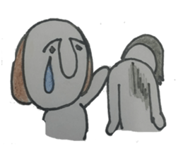 Dog boy sticker #7519403