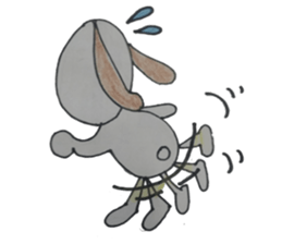 Dog boy sticker #7519426