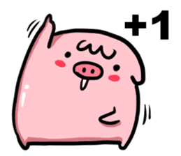GLAD KING - QQ PIG sticker #7519873
