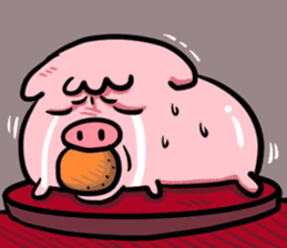 GLAD KING - QQ PIG sticker #7519877
