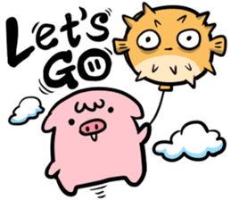 GLAD KING - QQ PIG sticker #7519879