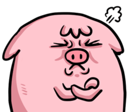 GLAD KING - QQ PIG sticker #7519887
