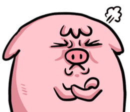 GLAD KING - QQ PIG sticker #7519887