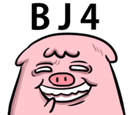 GLAD KING - QQ PIG sticker #7519890