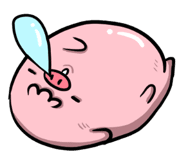 GLAD KING - QQ PIG sticker #7519893