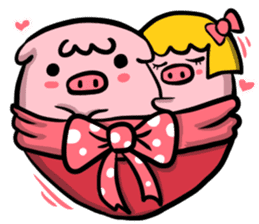 GLAD KING - QQ PIG sticker #7519896