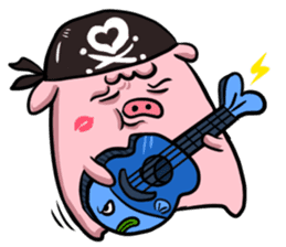 GLAD KING - QQ PIG sticker #7519900