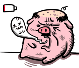 GLAD KING - QQ PIG sticker #7519901