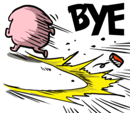 GLAD KING - QQ PIG sticker #7519907