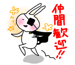 dreamy rabbit. sticker #7520037