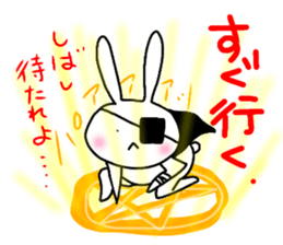 dreamy rabbit. sticker #7520042