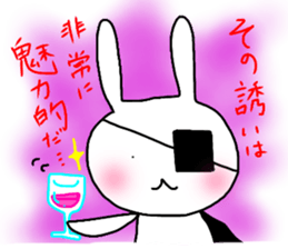 dreamy rabbit. sticker #7520046