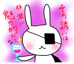 dreamy rabbit. sticker #7520046