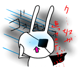 dreamy rabbit. sticker #7520048