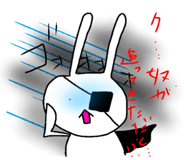 dreamy rabbit. sticker #7520048
