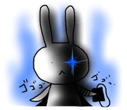 dreamy rabbit. sticker #7520056