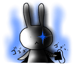 dreamy rabbit. sticker #7520056