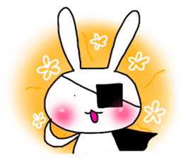 dreamy rabbit. sticker #7520061