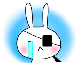 dreamy rabbit. sticker #7520062