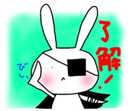 dreamy rabbit. sticker #7520064