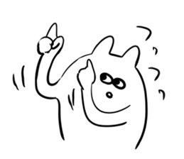 jitto miru usagi 4 sticker #7520098