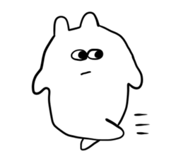 jitto miru usagi 4 sticker #7520100